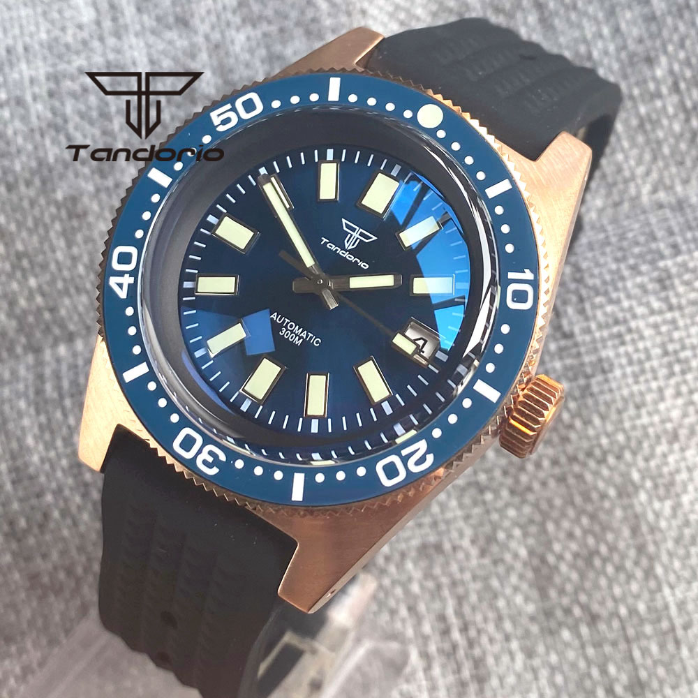 Tandorio 62 MAS CUSN8 Solid Br - Rubber Strap Diver 评论和价格