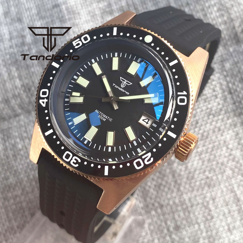 Tandorio 62 MAS CUSN8 Solid Br - Rubber Strap Diver 评论和价格