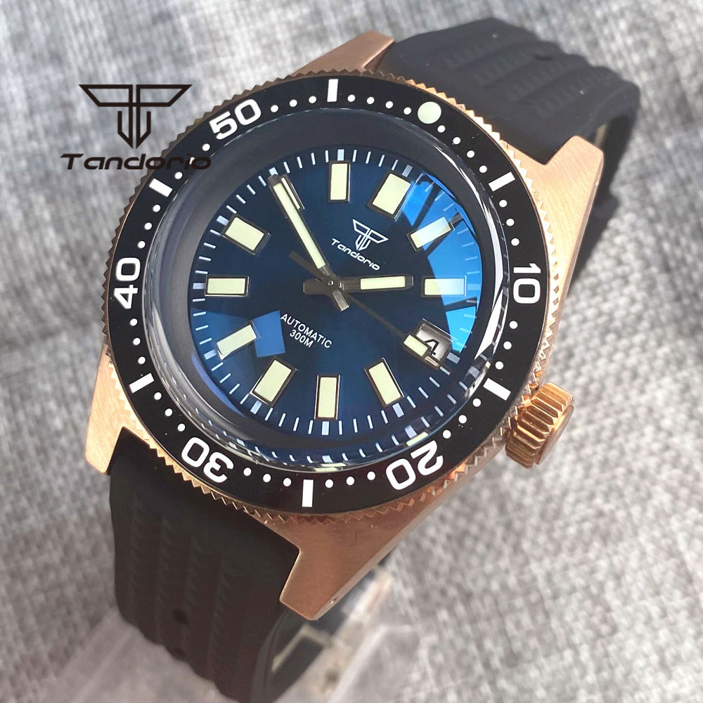 Tandorio 62 MAS CUSN8 Solid Br - Rubber Strap Diver 评论和价格