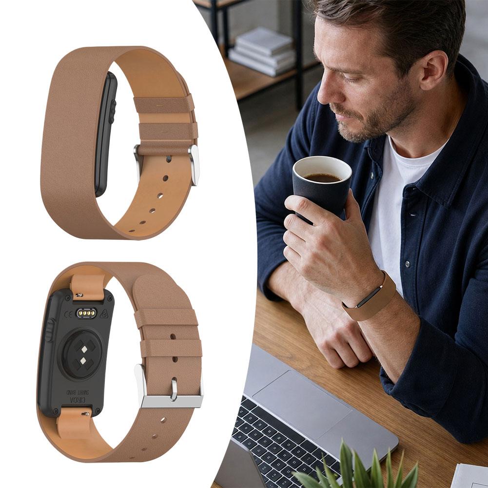 For Garmin CIRQA Leather Wrist - Leather Strap Quick Release 评论和价格