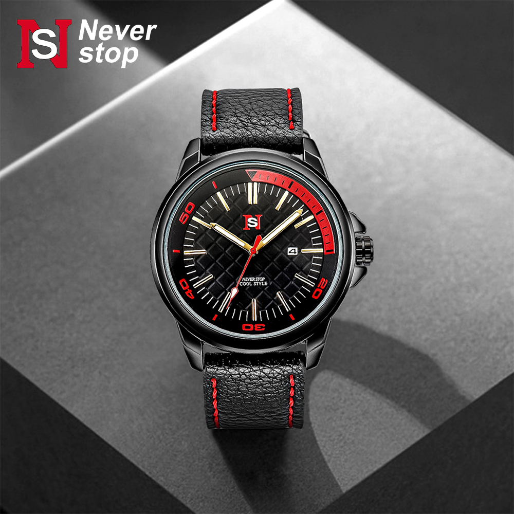 NS Simple Fashion men watch Ou - Suede Strap Watch 评论和价格