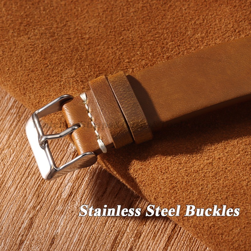 Handmade Retro Oil Wax Genuine - Suede Strap Watch 评论和价格